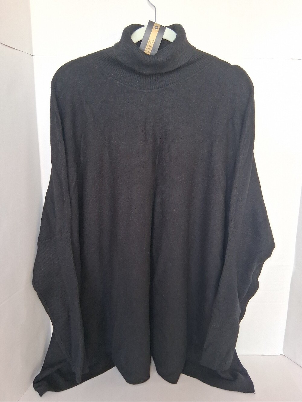 Joseph A Black Turtleneck Womens Sweater